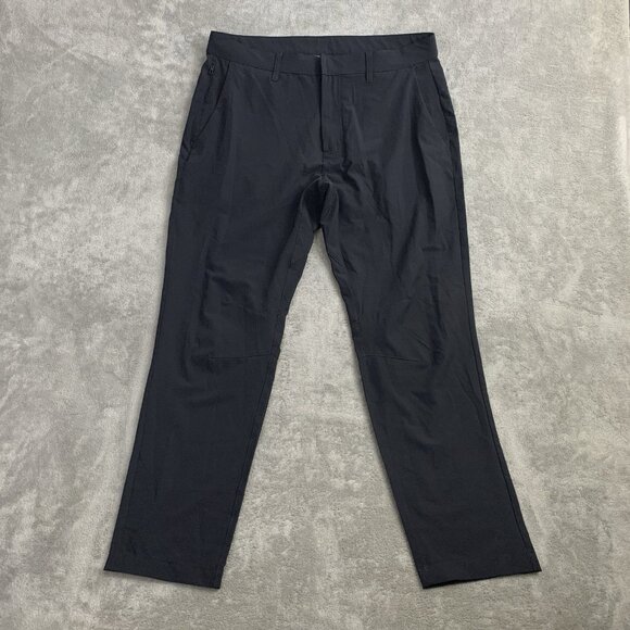 Fabletics The Only Pant Men 34x29” Black Classic Performance Stretch Casual Golf - Picture 3 of 13